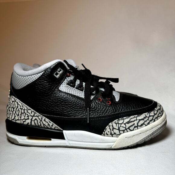 Size 6.5 - Nike Air Jordan 3 Retro OG BG Black Cement 2018 Men's Shoes